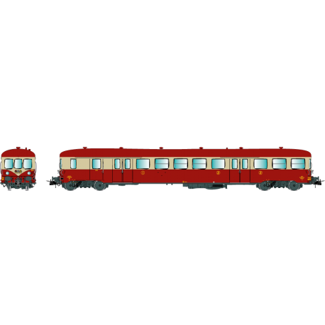 H0 41263 ZR BDX 27212, 1ère classe/2ème classe, 1,5 Kv – Ep 4