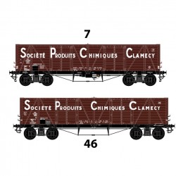 HO 43002 Coffret tombereaux "Clamecy" SPCC n° 7 et 46